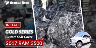 2017 RAM 3500 | Gold Series | Seat Cover Installation 2017 RAM 3500 Seat Cover Install