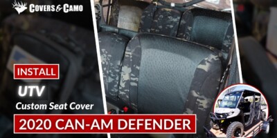 Can Am Defender Seat Cover Installation