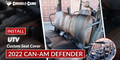 Can-Am Defender Seat Cover Installation- 2022 Can-Am Defender Large Bolster Seats