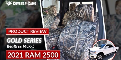 2021 RAM 2500 | Realtree Seat Covers Realtree Max-5 Custom Seat Covers on the 2021 RAM 2500