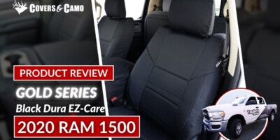 2020 RAM 1500 | Black Dura EZ- Care | Custom Seat Cover 2020 RAM 1500 Custom Seat Covers: Black canvas water resistant custom seat covers.