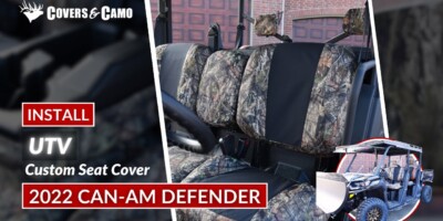 Can-Am Defender Seat Cover Install (Large Bolster Seats)