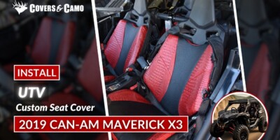 2019 Can-Am Maverick X3 Seat Cover Installation