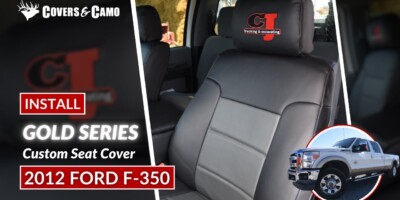 2012 Ford F-350 | Gold Series |  Seat Cover Installation