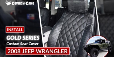 2008 Jeep Wrangler | Gold Series | Seat Cover Installation 2008 Jeep Wrangler Seat Cover Install