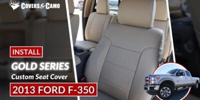 2013 Ford F-350 Seat Cover Installation