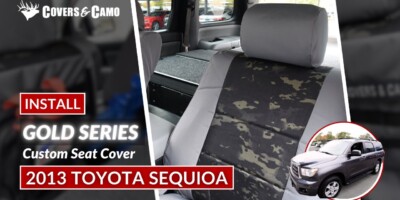 2013 Toyota Sequioa Seat Cover Installation: How to install seat covers on the 2013 Toyota Sequioa