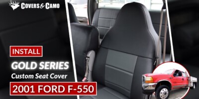 2001 Ford F-550 | Gold Series | Seat Cover Installation 2001 Ford F-550 Seat Cover Installation
