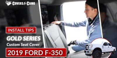 How to release the rear seat 60 section backrest on the 2019 Ford F350