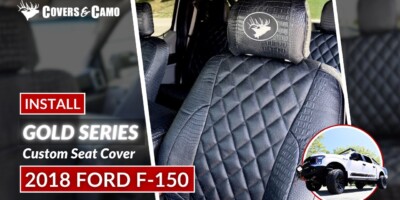 2018 Ford F-150 | Gold Series Seat Cover Install | Crocodile Seat Covers | Covers & Camo