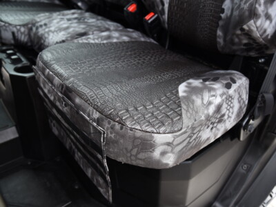 <b>2024 Polaris Ranger 1500 
</b>
<br>
 Insert: Ebony Croc (Sim. Leather)
</br> Trim: Kryptek Raid (Canvas)
</br> Product: : UTV | Covers and Camo