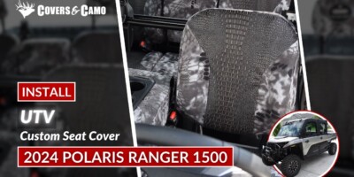 Polaris Ranger 1500 Seat Cover Installation  | Ebony Croc | Kryptek Raid | Covers & Camo