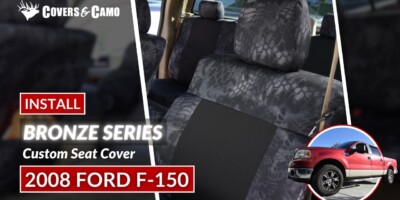 2008 Ford F-150 | Bronze Series | Seat Cover Installation | Covers & Camo