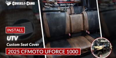 2025 CF MOTO UForce 1000 XL | Seat Cover Installation | Covers & Camo