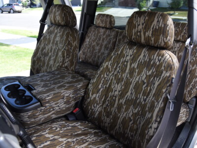 2008 Chevy Silverado 1500 front seat covers in Mossy Oak Bottomland Original camouflage