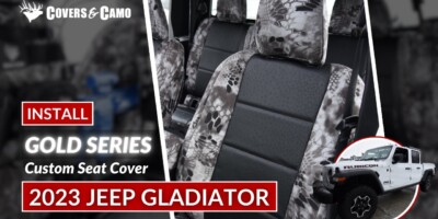 2023 Jeep Gladiator | Seat Cover Installation | Gold Series | Covers & Camo