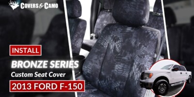 2013 Ford F-150 | Seat Cover Installation | Bronze Series | Kryptek Seat Covers | Covers & Camo