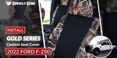 2022 Ford F-250 | Seat Cover Installation | Realtree Seat Covers | Gold Series | Covers & Camo