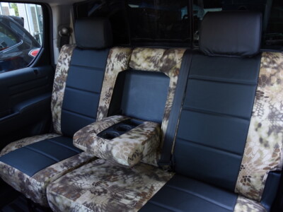 <b>
2013 Honda Ridgeline
</b>
<br>
Insert: Black Sof-Touch S01 (Sim. Leather)
</br>Trim: Kryptek Highlander C70 (Canvas)
<br> Product: Camo - Gold Series </br> | Covers and Camo