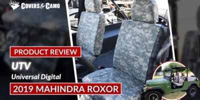 2019 Mahindra Roxor front bucket UTV Camo seat covers in Universal Digital camouflage