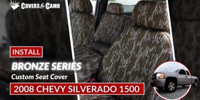 Mossy Oak Bottomland Seat Covers | Bronze Series | 2008 Chevy Silverado 1500 | Covers & Camo