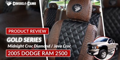 Alligator Seat Covers | 2005 Dodge RAM 2500 | Midnight Diamond / Java | Covers & Camo Alligator Seat Covers | 2005 Dodge RAM 2500 | Midnight Diamond / Java | Covers & Camo