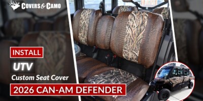 2026 Can-Am Defender | Seat Cover Installation | UTV Exotic Seat Covers