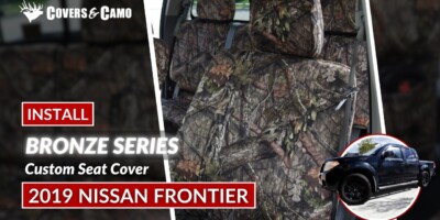 2019 Nissan Frontier | Seat Covers Installation | Mossy Oak Bronze Series