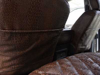 2012 Dodge RAM 2500 | Java Croc Diamond | Java Croc 2012 Dodge RAM 2500 seat covers in Java Croc Diamond and Java Croc