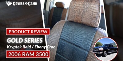Alligator Seat Covers | 2006 RAM 3500 | Midnight Croc / Java Croc | Covers & Camo