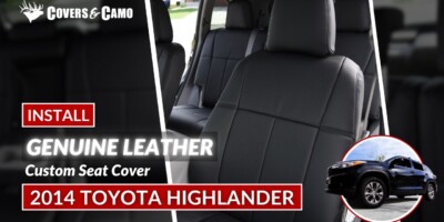 2014 Toyota Highlander | Seat Covers Installation | Genuine Leather Seat Covers