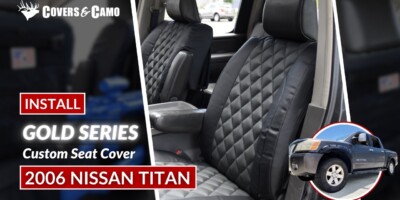 2006 Nissan Titan | Seat Covers Installation | Gold Series | Leatherette Seat Covers