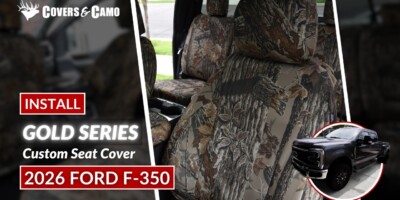 2026 Ford F-350 | Seat Covers Installation | Realtree Seat Covers - Bronze Series