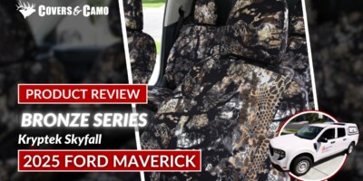 Kryptek Seat Covers - Bronze Series | 2025 Ford Maverick | Kryptek Skyfall | Covers & Camo