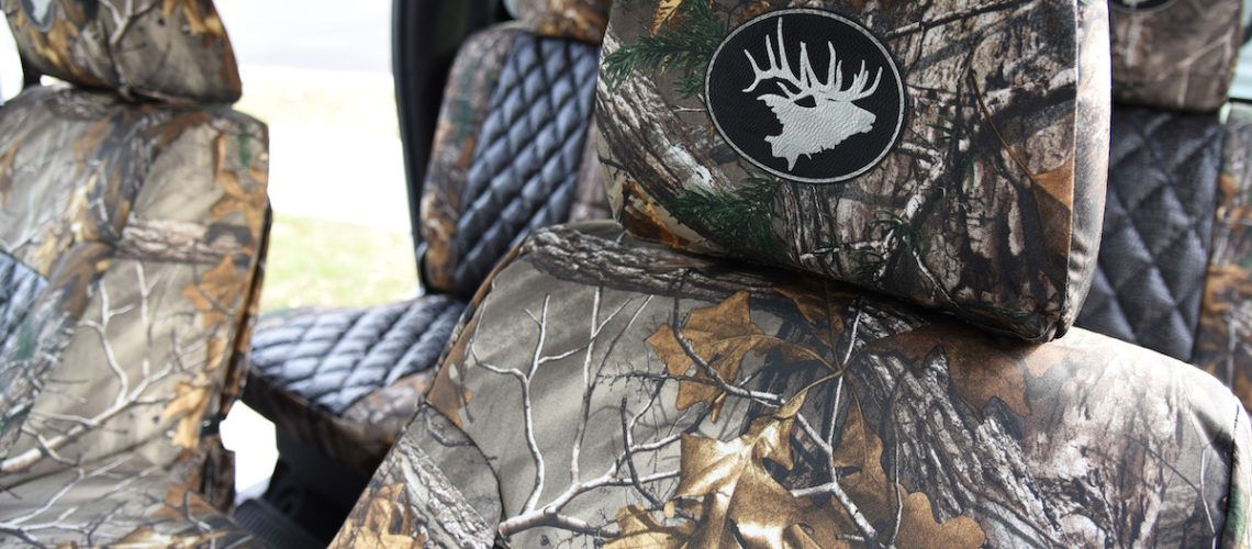 2011 Ford F350 Ebony Croc Diamond Realtree Xtra11 | Camo Seat Covers Durable Seat Covers