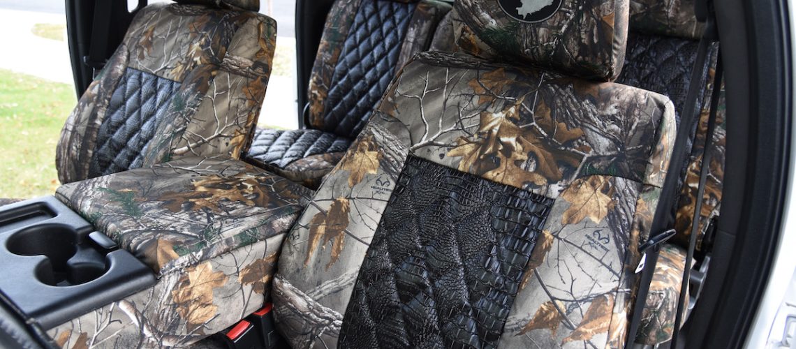 2011_Ford_F350_Ebony_Croc_Diamond_Realtree_Xtra CAMO SEAT COVERS